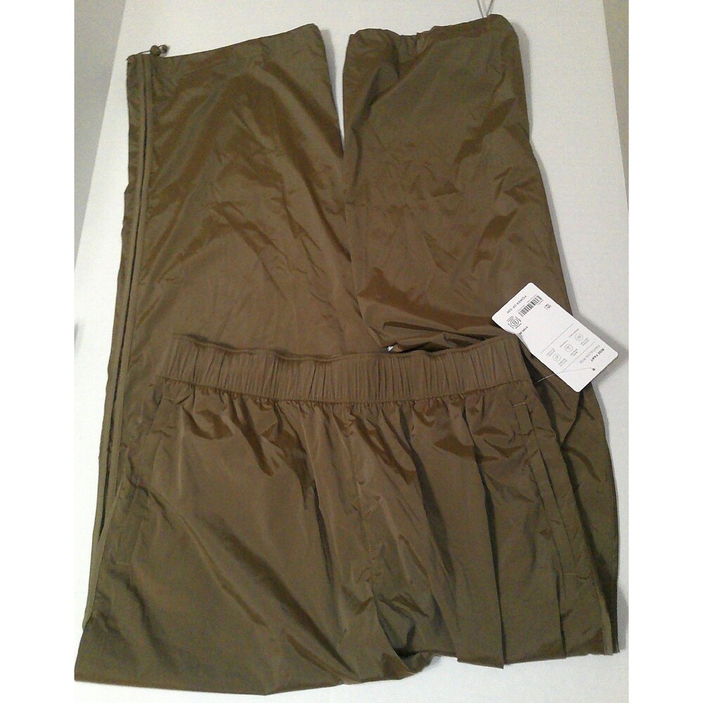 NWT $109 Womens Athleta Medium Brown Rise pants adjustable water repellant